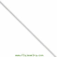 Sterling Silver 0.95mm Round Franco Chain