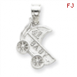 Sterling Silver #1 Baby Charm