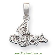 Sterling Silver #1 Grandma Pendant