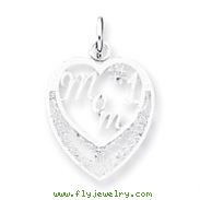 Sterling Silver #1 Mom Charm