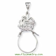 Sterling Silver #1 Mom Charm Holder