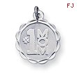 Sterling Silver #1 Mom Disc Charm