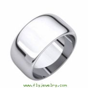 Sterling Silver 10.00 mm Half Round Band