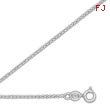 Sterling Silver 1.0mm Cable Chain