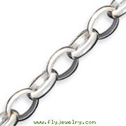Sterling Silver 10.mm Rolo Bracelet