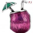 Sterling Silver 13.60X08.60 MM Polished KERA TROPICAL DRINK BEAD