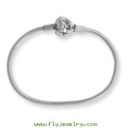 Sterling Silver 13cm Reflections Kids Clasp Bracelet