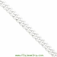 Sterling Silver 13mm Beveled Curb Chain