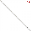 Sterling Silver 1.5mm Beaded Pendant Chain