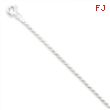 Sterling Silver 1.5mm Diamond-cut Rope Chain