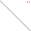 Sterling Silver 1.5mm Diamond-Cut Spiga Chain