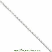 Sterling Silver 1.5mm Diamond-Cut Spiga Chain