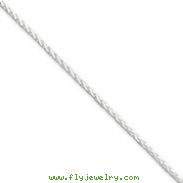 Sterling Silver 1.5mm Diamond-Cut Spiga Chain