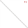 Sterling Silver 1.5mm Fancy Beaded Necklace chain