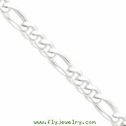 Sterling Silver 15mm Figaro Chain