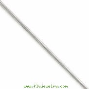 Sterling Silver 1.5mm Round Snake Chain Anklet