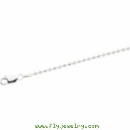 Sterling Silver 16 INCH Bead Chain