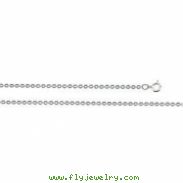 Sterling Silver 16 INCH Cable Chain With Sping Ring
