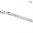 Sterling Silver 16 INCH Solid Wheat Chain