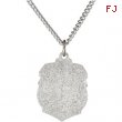 Sterling Silver 16.5X14.25 St. Michael Medal