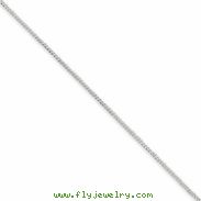 Sterling Silver 1.75mm Curb Chain anklet