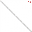 Sterling Silver 1.75mm Figaro Chain anklet