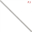 Sterling Silver 1.75mm Round Franco Chain