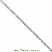 Sterling Silver 1.75mm Round Snake Chain