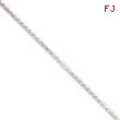 Sterling Silver 1.7mm Diamond-cut Rope Chain