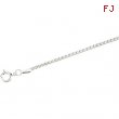 Sterling Silver 18 INCH Popcorn Chain With Spring Ring