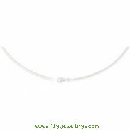 Sterling Silver 18.00 Inch Reversable Omega Chain Matt And Polish Finish