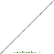 Sterling Silver 1.95mm Cable Chain