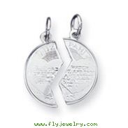 Sterling Silver 2- Piece Mitzpah Charm