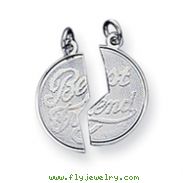 Sterling Silver 2-Piece Best Friend Disc Charm