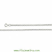 Sterling Silver 20 INCH Rolo Chain With Spring Ring
