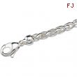 Sterling Silver 20 INCH Solid Wheat Chain