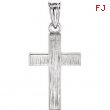 Sterling Silver 20.00X13.00 MM Polished CROSS PENDANT