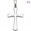 Sterling Silver 21.00X14.00 MM Polished CROSS PENDANT