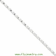 Sterling Silver 2.25mm Twisted Box Chain