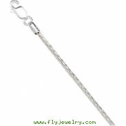 Sterling Silver 24 INCH Solid Diamond Cut Wheat Chain