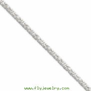 Sterling Silver 2.5mm Byzantine Chain