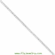 Sterling Silver 2.5mm Fancy Link Chain anklet