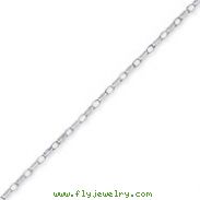 Sterling Silver 2.5mm Oval Rolo Bracelet