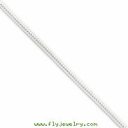 Sterling Silver 2.5mm Round Snake Chain