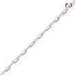 Sterling Silver 2.75mm Fancy Link Chain