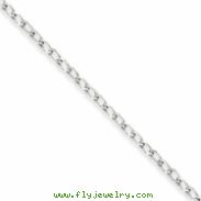 Sterling Silver 2.8mm Open Link Chain anklet