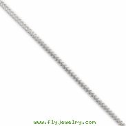 Sterling Silver 2mm Diamond-cut  Franco Chain