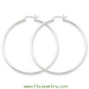 Sterling Silver 2mm Hoop Earrings