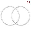 Sterling Silver 2mm Hoop Earrings