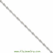 Sterling Silver 2mm Twisted Herringbone Chain